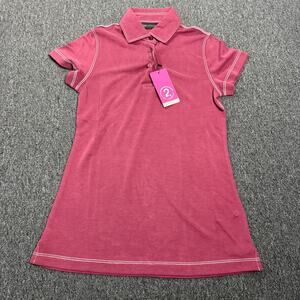 Vintage Y2k Maroon White Tennis Golf Lightweight Polo Women's Xs Brand Nwt